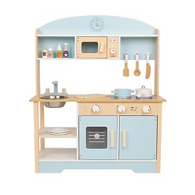 Blueberry - Cuisine en bois avec accessoires