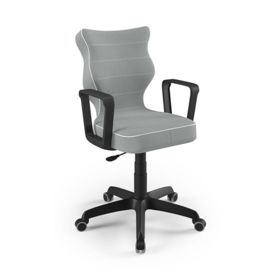 Chaise de bureau ajustée pour une hauteur de 159-188 cm - gris, ENTELO