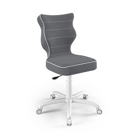 Chaise ergonomique pour bureau ajustée à une hauteur de 146-176,5 cm - gris foncé