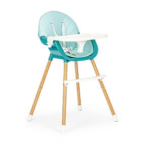 Chaise de salle à manger Polly 2in1 - turquoise, EcoToys