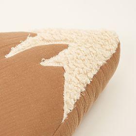 Coussin en mousseline Ourbaby 28x30 cm Montagnes - toffee, Ourbaby®