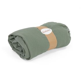 Drap-housse en mousseline Ourbaby 140x70 cm - vert, Ourbaby®