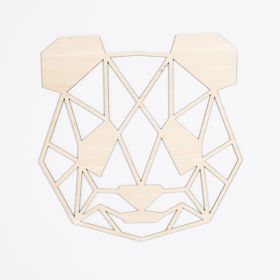 Tableau géométrique en bois - Panda - différentes couleurs, Elka Design