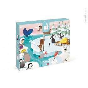 Janod Touch puzzle La vie sur glace 20 pcs