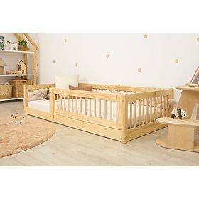 Lit bas pour enfants Montessori Ourbaby Plus - naturel, Ourbaby®