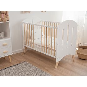 Lit bébé Baby Dream 120x60 cm - blanc