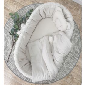 Berceau en osier avec équipement pour bébé - beige, Ourbaby®