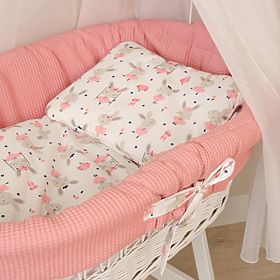 Lit en osier avec équipement pour bébé - Lapin, Ourbaby®