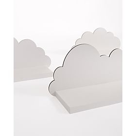 Lot de 3 étagères - nuage blanc, Ourbaby®