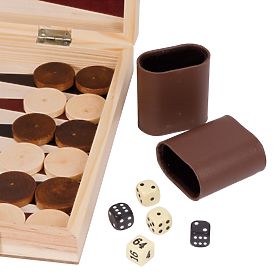 Small Foot Case pour échecs et backgammon, small foot