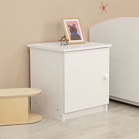 Table de chevet enfant LULU - blanc lisse