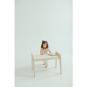 Table et chaise en bois pour enfants S/M - naturel, baby wood