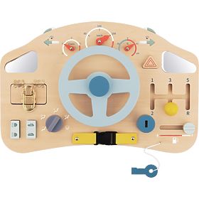 Tableau d'activités sensoriel - voiture avec volant, 2Kids Toys