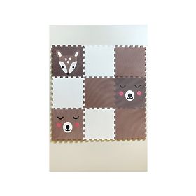 Tapis de jeu en mousse 9 mcx - Faon et cuivre, VYLEN